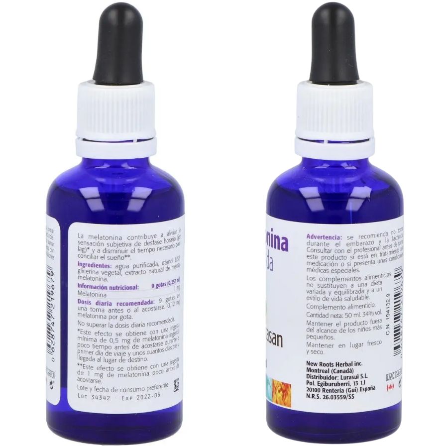 Melatonina Liquida 50 ml | Sura Vitasan - Dietetica Ferrer
