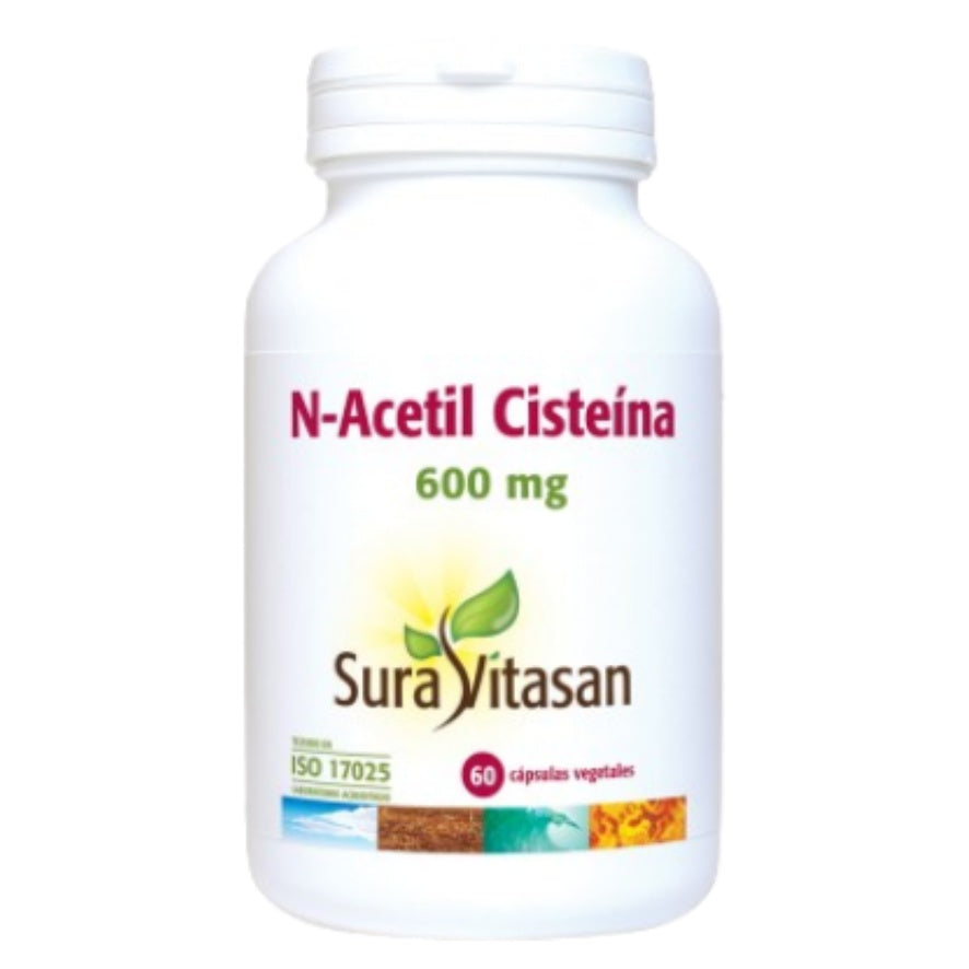 N-Acetilcisteína 60 cápsulas | Sura Vitasan