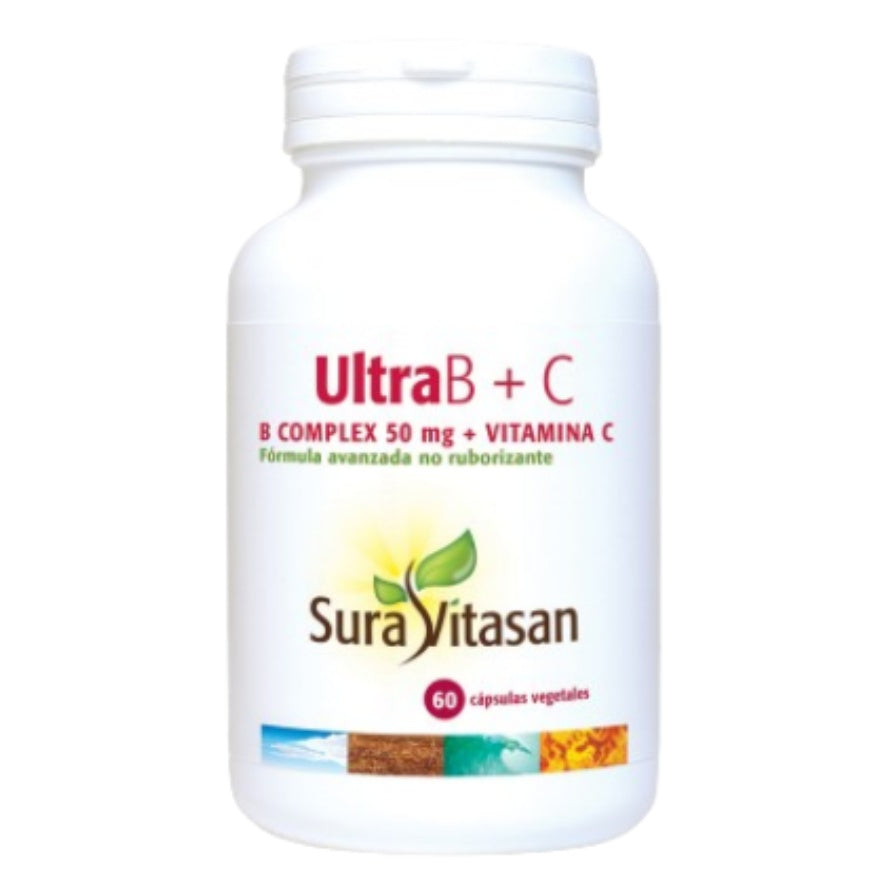 Ultra B Complex + C 60 Capsulas | Sura Vitasan - Dietetica Ferrer