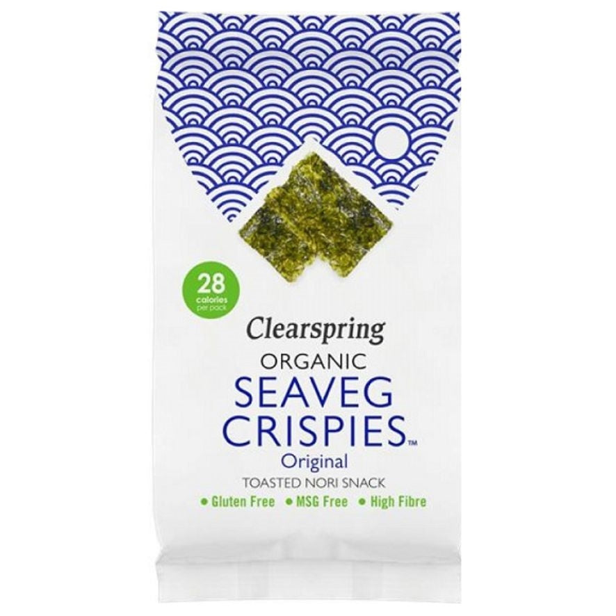 Snack de Alga Nori Tostada Bio 5 gr | Clearspring - Dietetica Ferrer