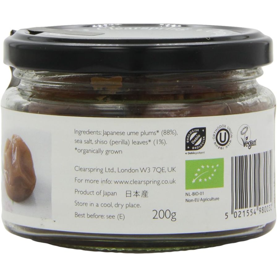 Umeboshi Pure Bio 200 Grs | Clearspring - Dietetica Ferrer