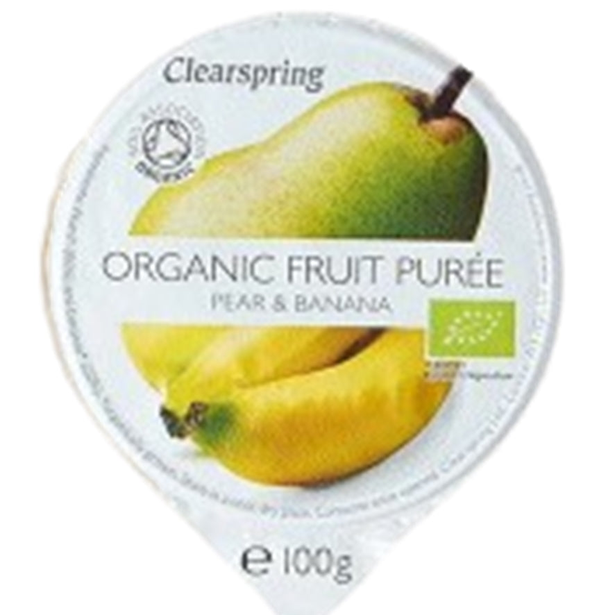 Compota Pera y Platano 2 x 100 gr | Clearspring - Dietetica Ferrer