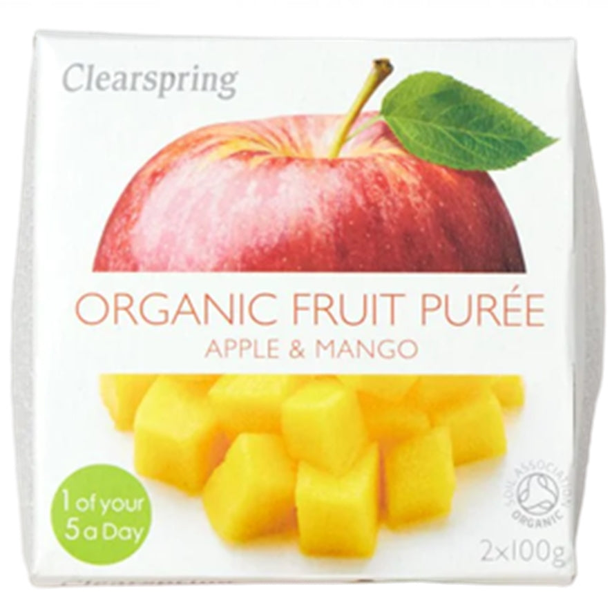 Compota Manzana y Mango Bio 2 x 100 gr | Clearspring - Dietetica Ferrer