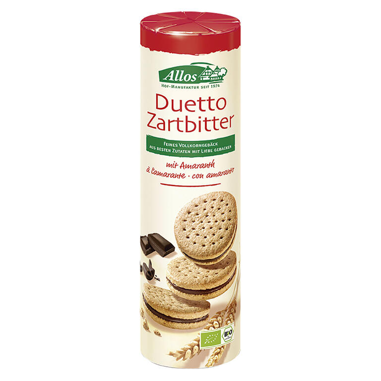 Galletas Rellenas de Chocolate Negro Bio 330 gr | Allos