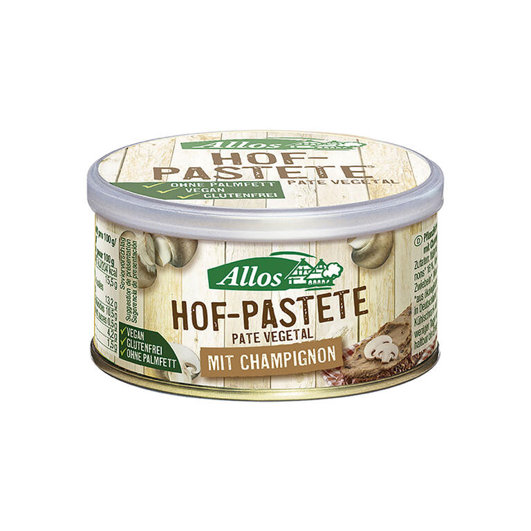 Pate Vegetal con Champiñones Bio 125 gr | Allos