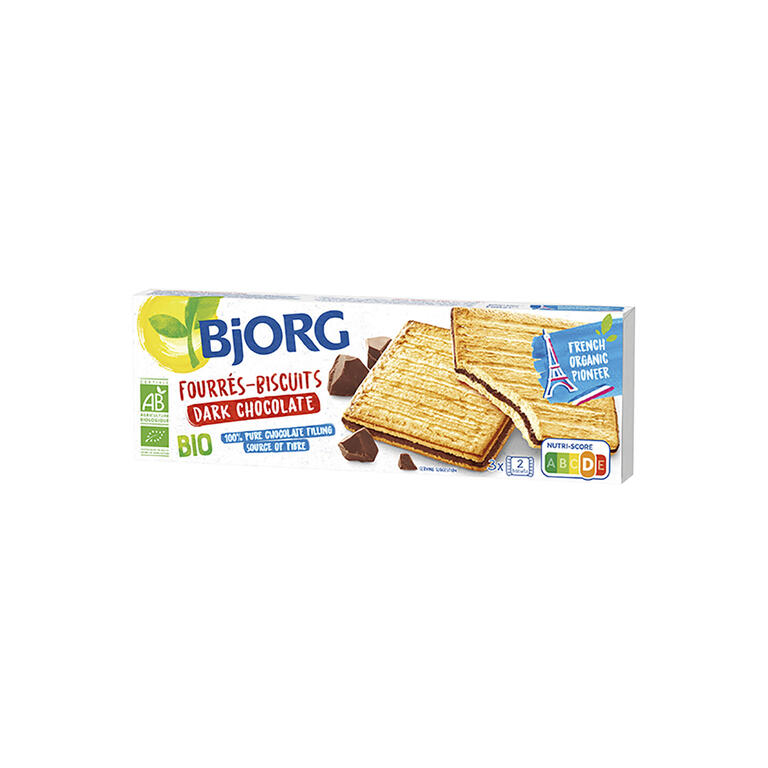 Galletas Rellenas de Chocolate Bio 150 gr | Bjorg