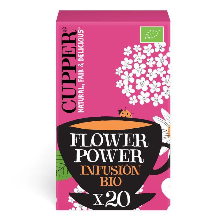 Infusión Flower Power Bio 20 Bolsas | Cupper - Dietetica Ferrer