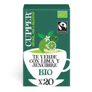 Te Verde con Lima y Jengibre Bio 20 Filtros | Cupper - Dietetica Ferrer