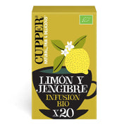 Infusion de Limon y Jengibre Bio 20 Sobres | Cupper - Dietetica Ferrer