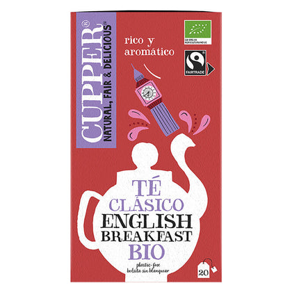 Te Negro English Breakfast Bio 20 Filtros | Cupper - Dietetica Ferrer
