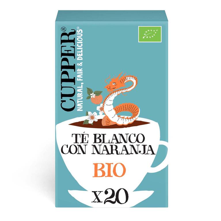 Te Blanco con Naranja Bio 20 Filtros | Cupper - Dietetica Ferrer