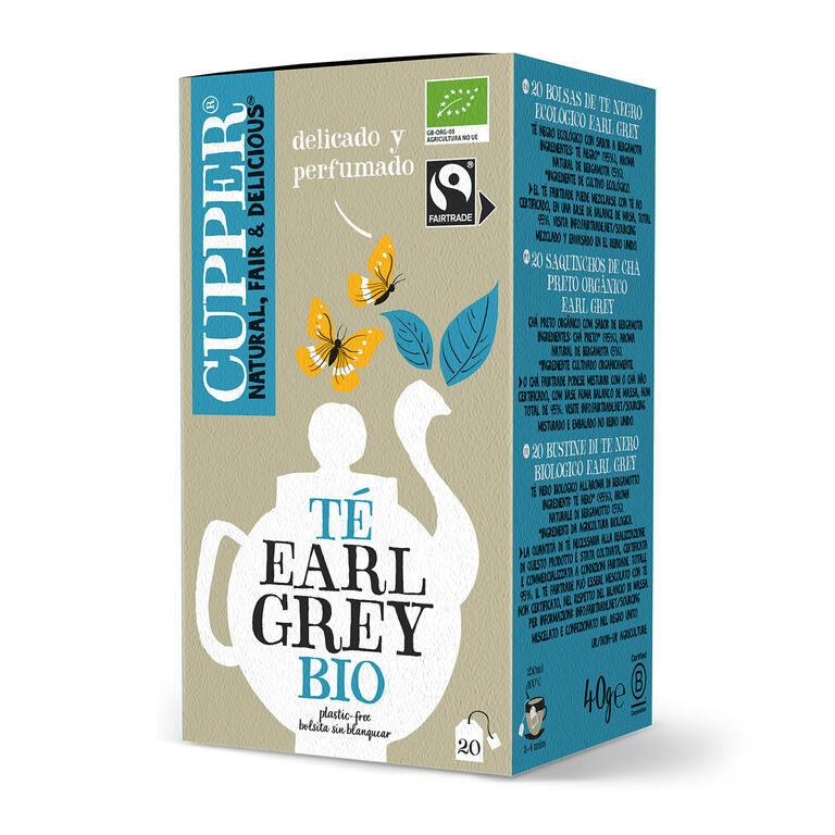 Chá Preto Earl Grey Bio 20 Sachês | cupim