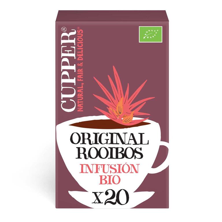Infusão de Rooibos Orgânico Original 20 Sacos | Chás de Cooper