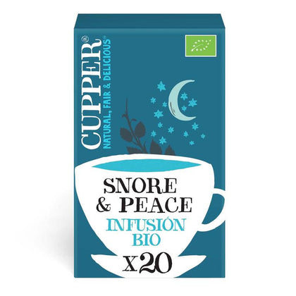 Infusion Snore Peace Bio 20 Sobres | Cupper - Dietetica Ferrer