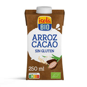 Bebida Mini de Arroz con Cacao y Calcio Bio 250 ml | Isola Bio - Dietetica Ferrer