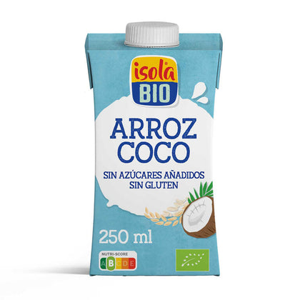 Bebida Mini de Arroz y Coco Bio 250 ml | Isola Bio - Dietetica Ferrer
