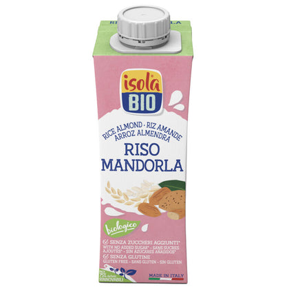 Bebida Mini de Arroz y Almendras Bio 250 ml | Isola Bio - Dietetica Ferrer