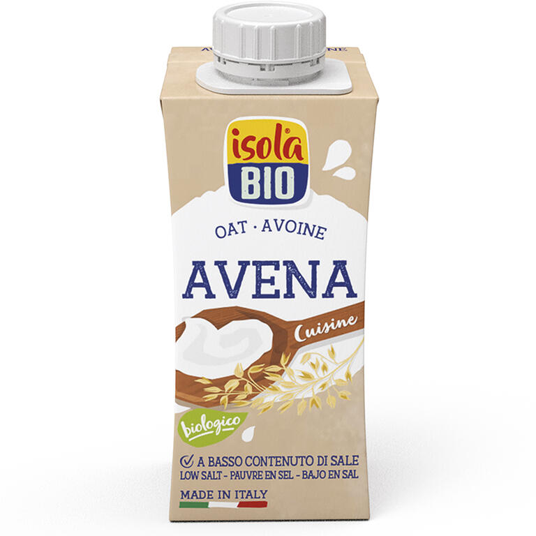 Crema Cuisine Avena Bio 200 ml | Isola Bio - Dietetica Ferrer