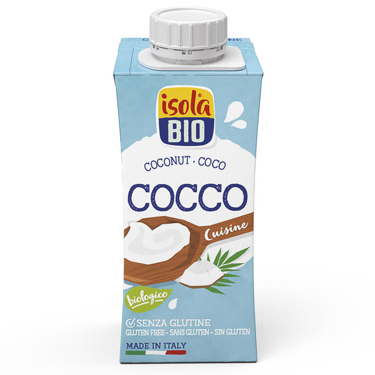 Crema para Cocinar de Coco Bio 200 ml | Isola Bio - Dietetica Ferrer