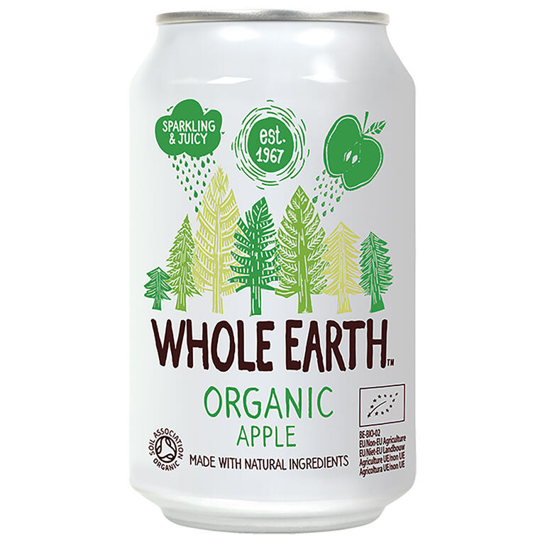 Refresco de Manzana Bio 330 ml | Whole Earth - Dietetica Ferrer