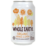 Refresco de Naranja y Limon Bio 330 ml | Whole Earth - Dietetica Ferrer
