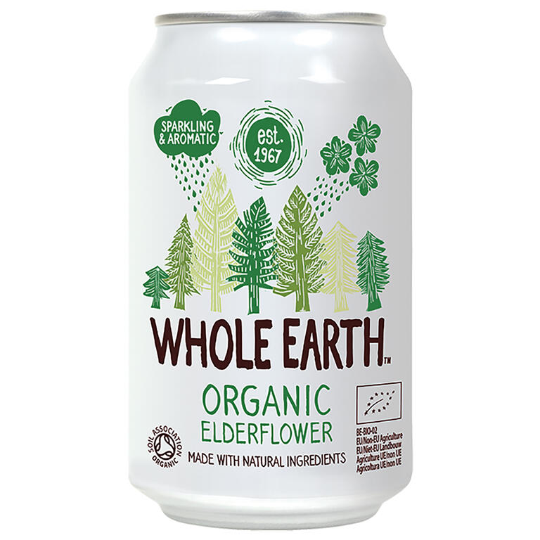 Refresco de Sauco Bio 330 ml | Whole Earth - Dietetica Ferrer