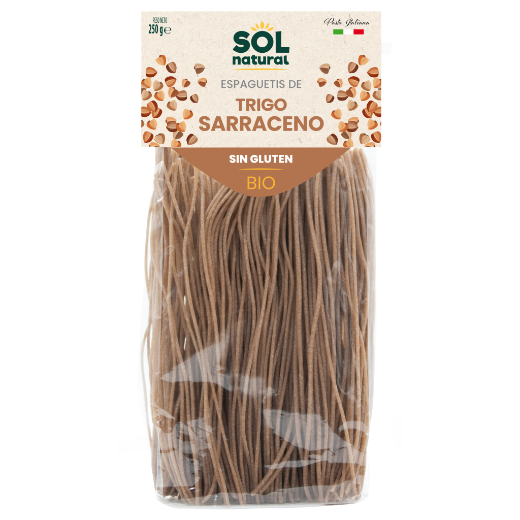 Espaguetis de Trigo Sarraceno 250 gr | Sol Natural - Dietetica Ferrer