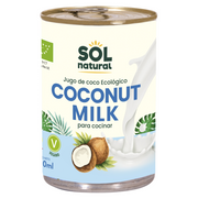 Leche de Coco para Cocinar Bio 400 ml | Sol Natural - Dietetica Ferrer