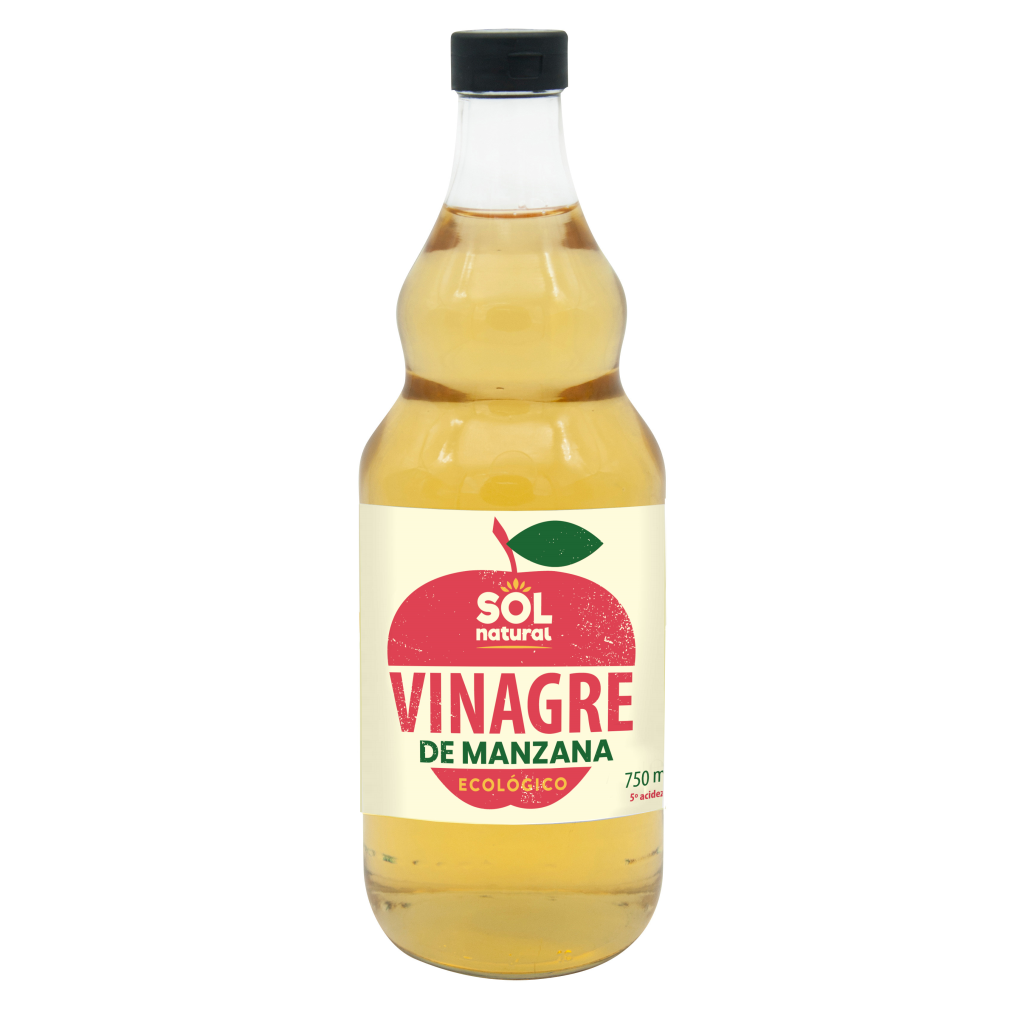 Vinagre de Manzana Bio 750 ml | Sol Natural - Dietetica Ferrer