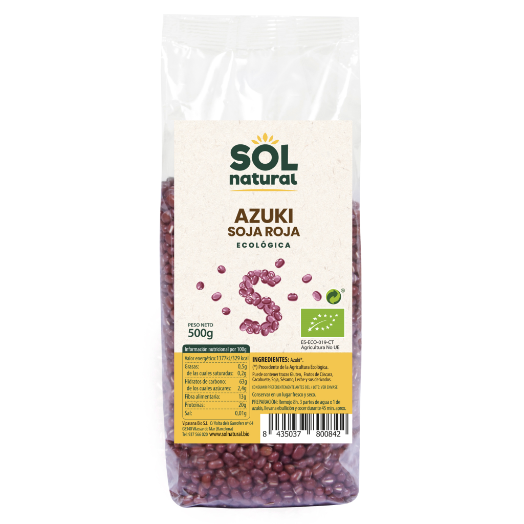 Azuki Bio 500 gr | Sol Natural
