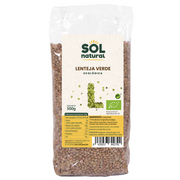 Lenteja Verde Bio 500 gr | Sol Natural - Dietetica Ferrer