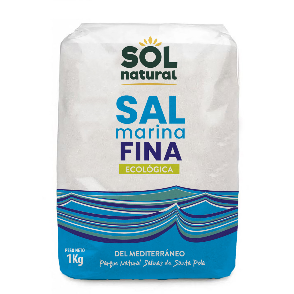 Sal Fino Ecológico Delta del Ebro 1 Kg | sol natural