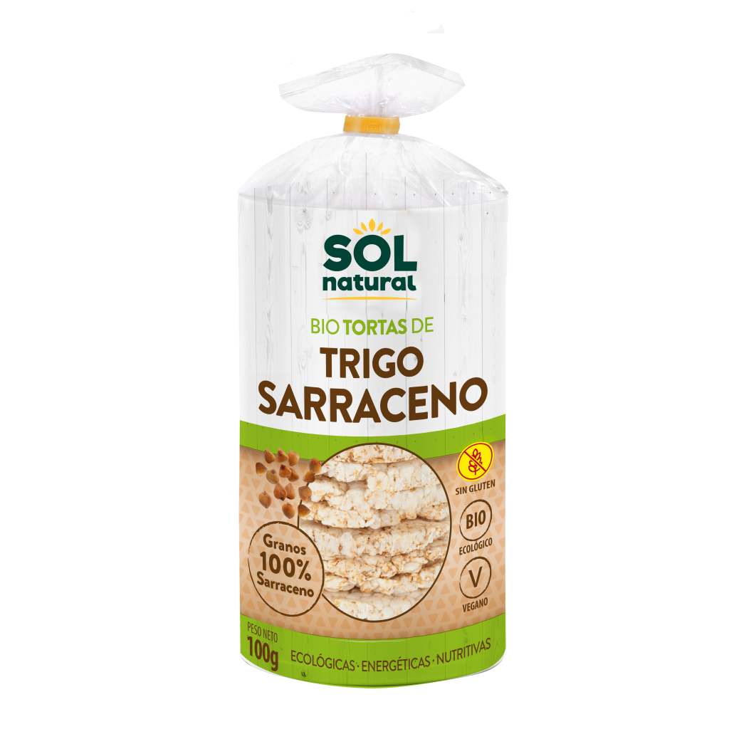Tortas de Trigo Sarraceno Bio 100 gr | Sol Natural - Dietetica Ferrer