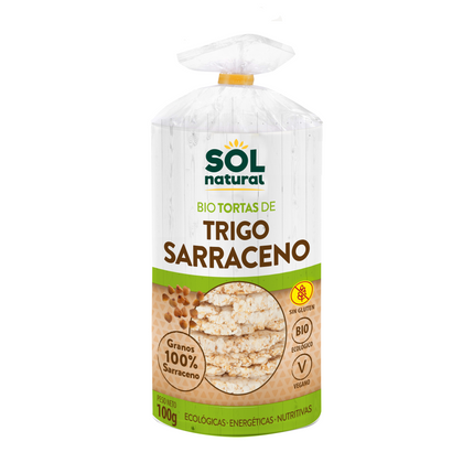 Tortas de Trigo Sarraceno Bio 100 gr | Sol Natural - Dietetica Ferrer
