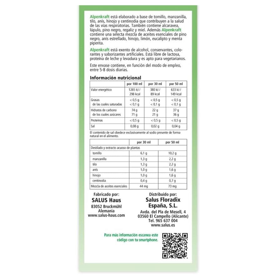 Alpenkraft Jarabe 250 ml | Salus - Dietetica Ferrer