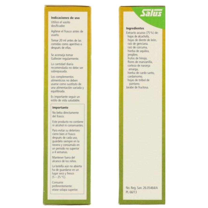 Gallexier Jarabe 250 ml | Salus - Dietetica Ferrer