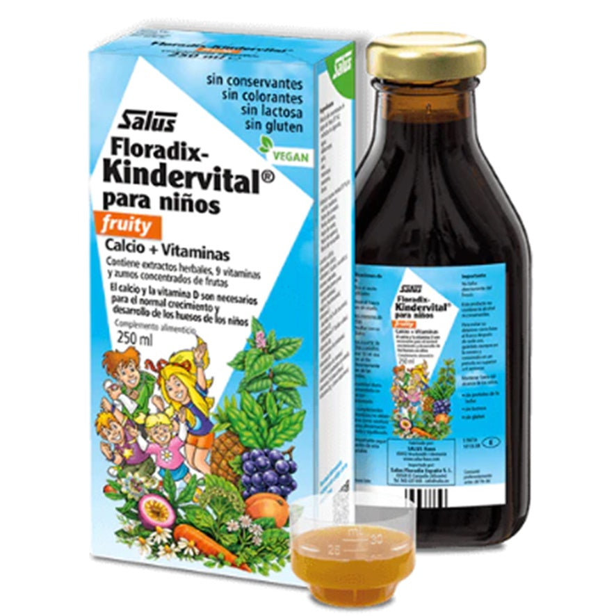 Floradix Kindervital Fruity Jarabe 250 ml | Salus - Dietetica Ferrer