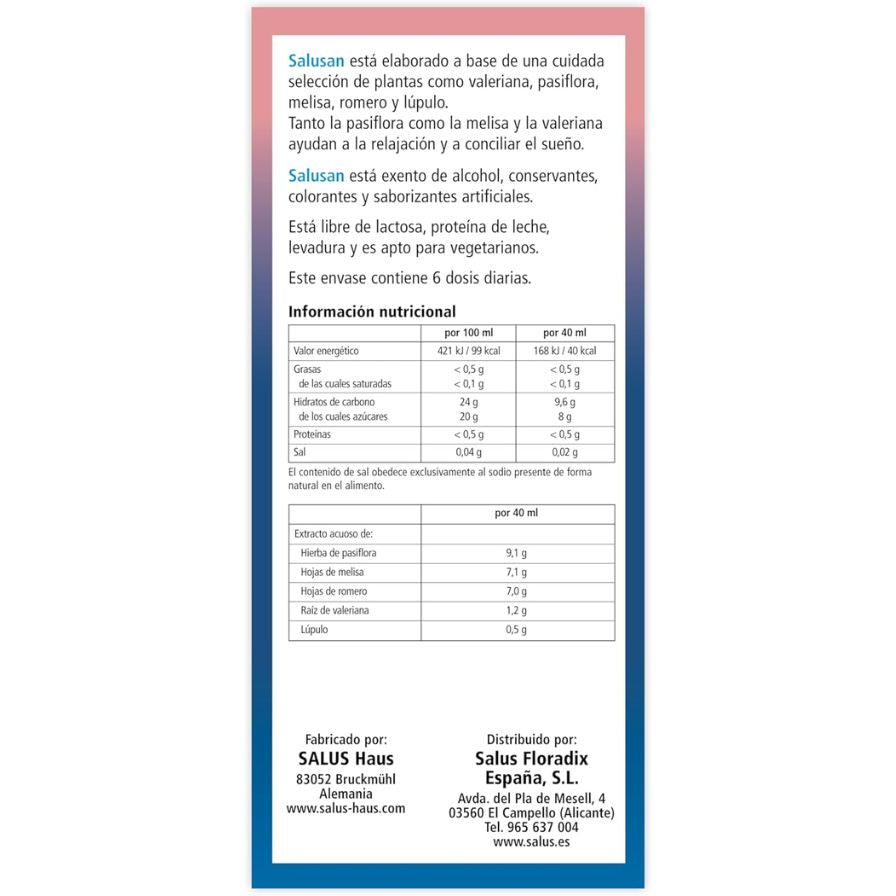 Salusan Jarabe 250 ml | Salus - Dietetica Ferrer