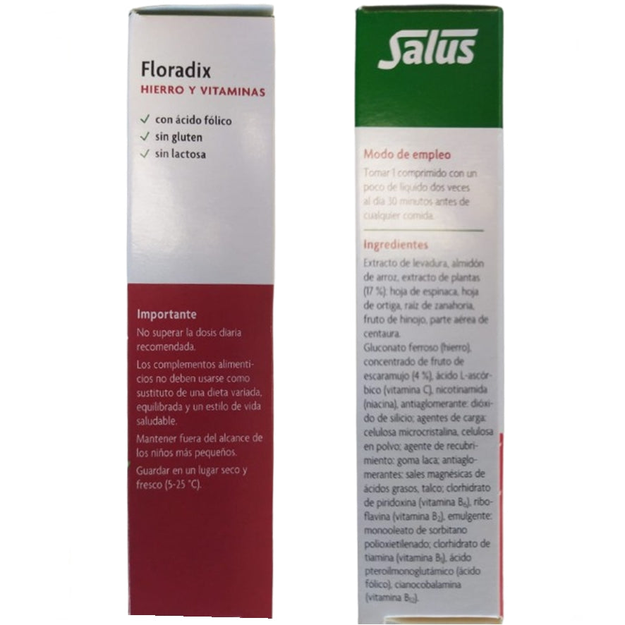 Floradix 84 Comprimidos | Salus - Dietetica Ferrer