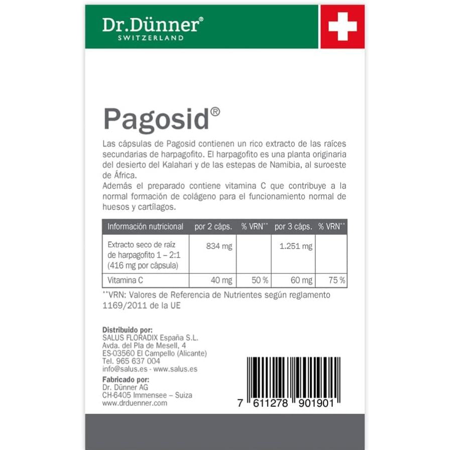 Pagosid 60 Comprimidos | Dr Dunner - Dietetica Ferrer