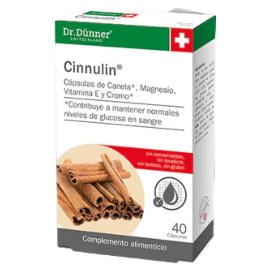 Cinnulin 40 Capsulas | Dr Dunner - Dietetica Ferrer