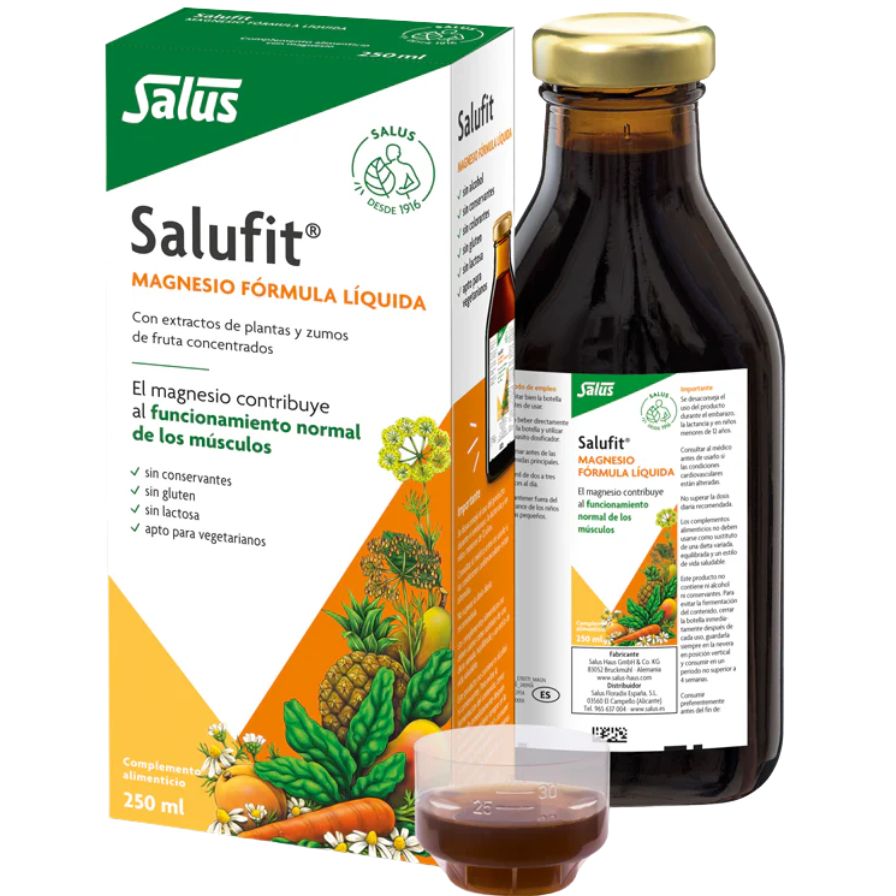 Salufit Magnesio Jarabe 250 ml | Salus - Dietetica Ferrer