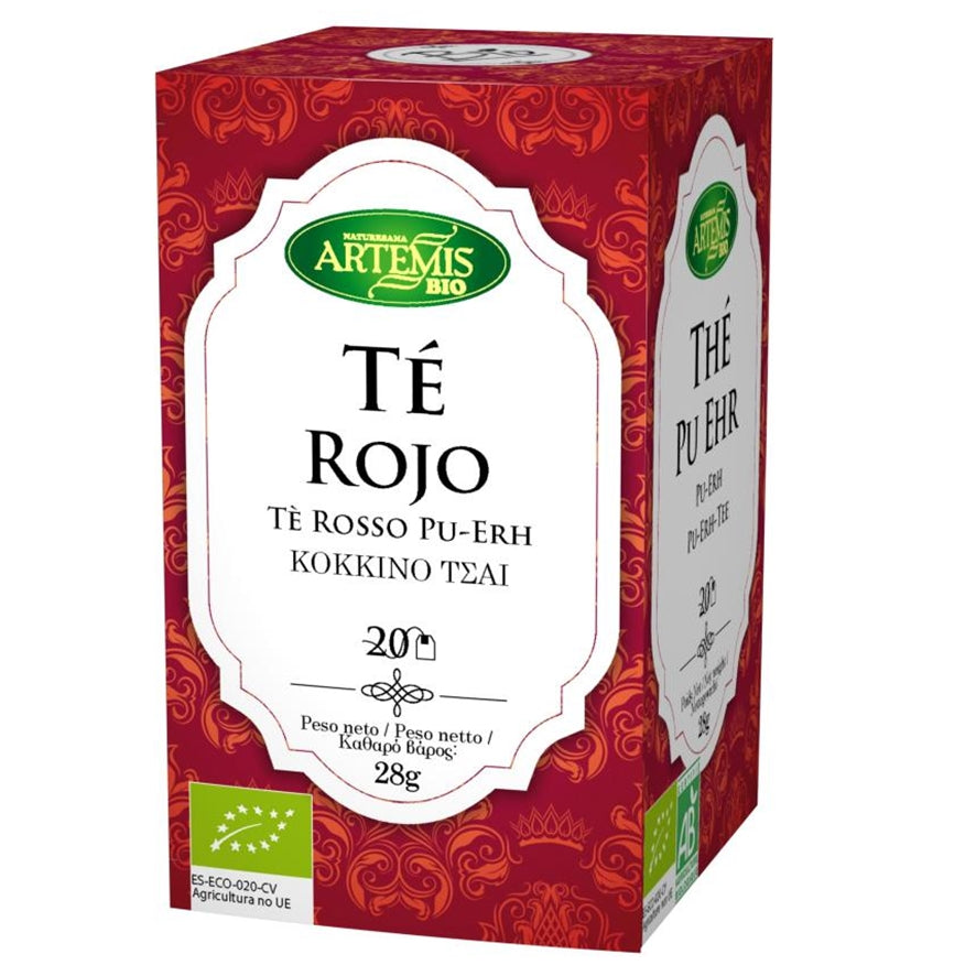 Te Rojo Pu Erh Bio 20 Filtros | Artemis - Dietetica Ferrer
