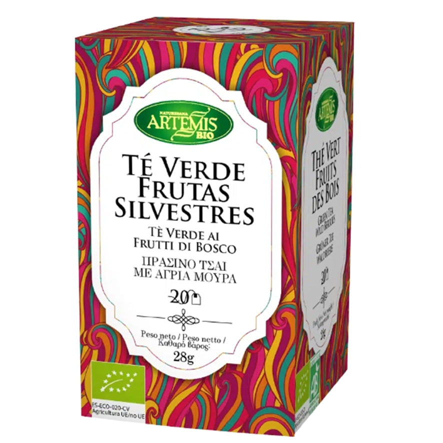 Te Verde Frutas Silvestres Bio 20 Filtros | Artemis - Dietetica Ferrer