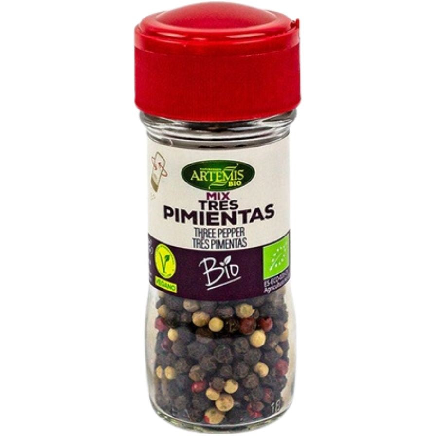 Especia Tres Pimientas Molinillo 35 gr | Artemis - Dietetica Ferrer
