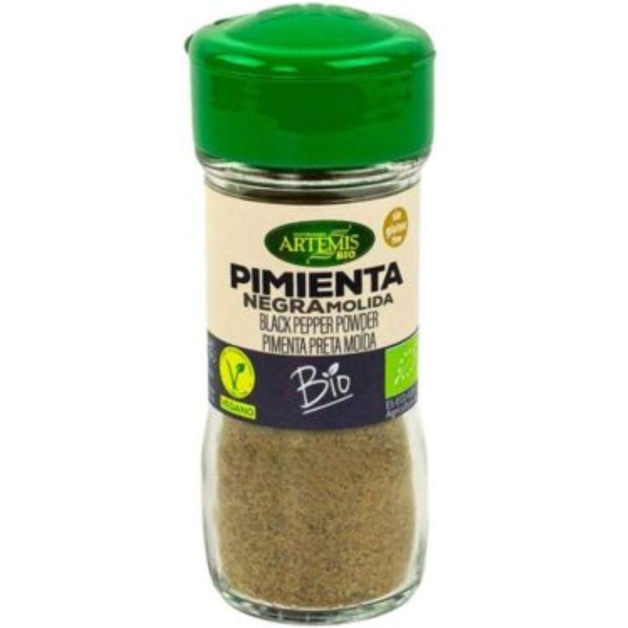 Especia de Pimienta Negra Molida Bio 38 gr | Artemis - Dietetica Ferrer