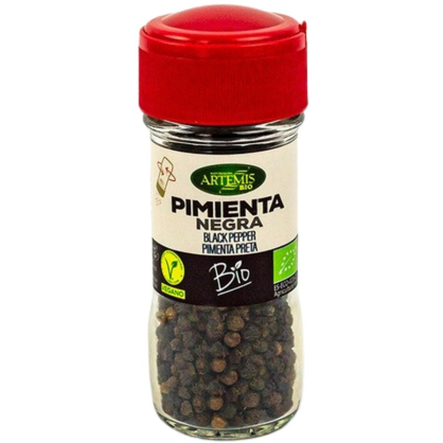 Especia de Pimienta Negra Molinillo Bio 40 gr | Artemis - Dietetica Ferrer
