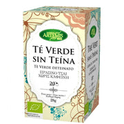 Te Verde sin Teina Bio 20 Filtros | Artemis - Dietetica Ferrer