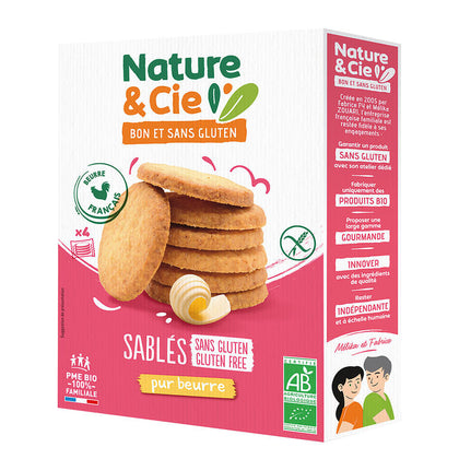 Galletas de Mantequilla sin Gluten Bio 135 gr | Nature & Cie - Dietetica Ferrer