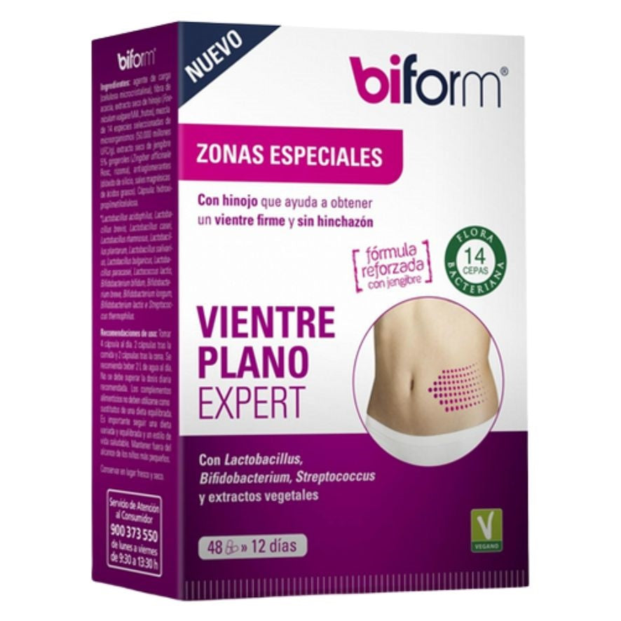 Vientre Plano Expert 48 Cápsulas | Biform - Dietetica Ferrer